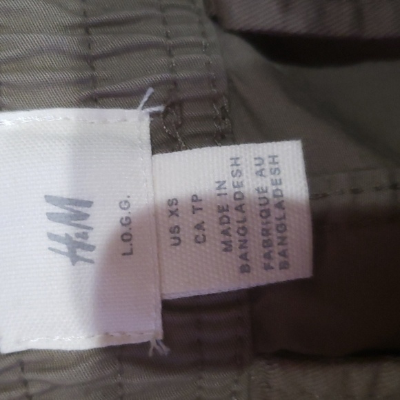 H & M olive green Joggers - Picture 3 of 9